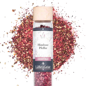 Himbeer Pfeffer im Reagenzglas